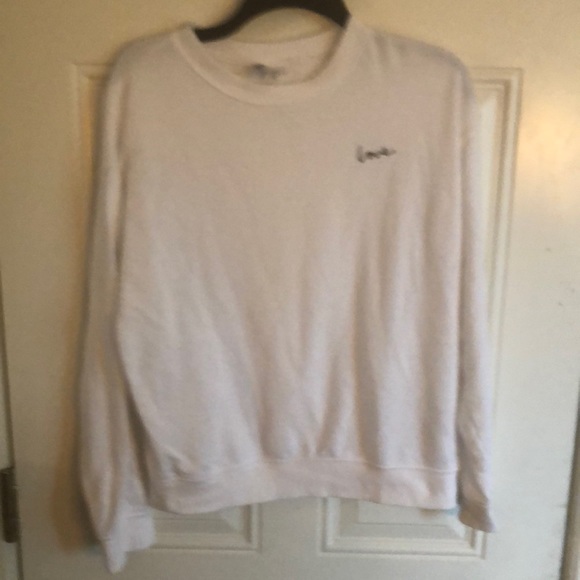 H&M Tops - H&M Women’e Divided Size Medium White Long Sleeve T-Shirt cotton and polyester